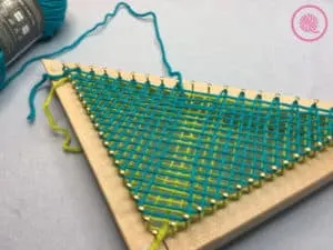 How To Weave on a Triangle Loom