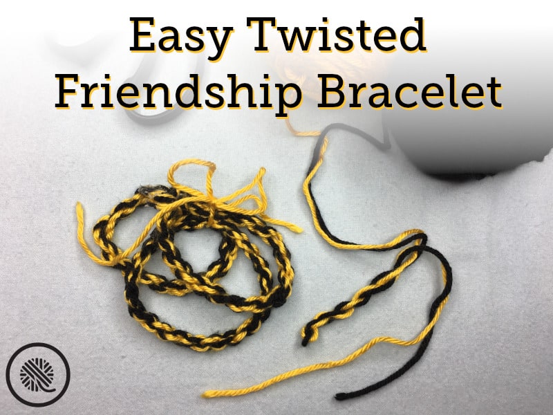 Easy Twisted Friendship Bracelet