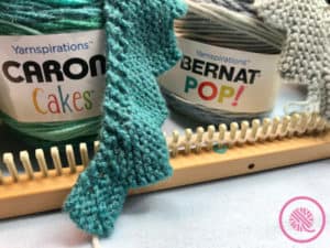 Loom Knit Shawl Materials and Yarn
