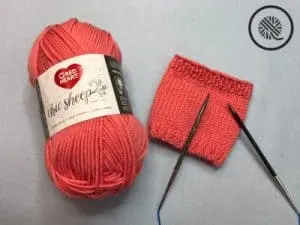 basic knit cup cozy materials needles yarn