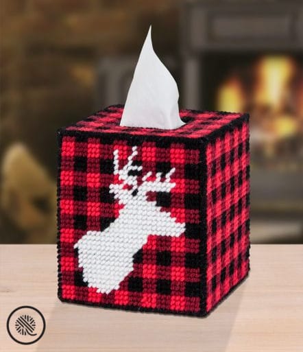 Stag Head Tissue Box Cover Craft Kit Unboxing