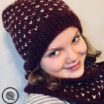 PDF: Loom Knit Family Fair Isle Hats