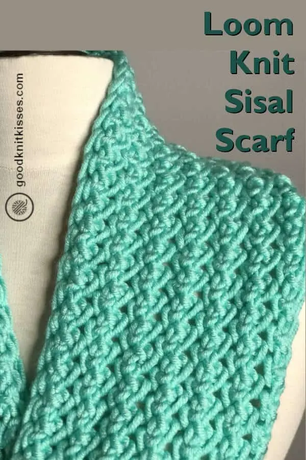 Easy Loom Scarf DIY  Loom knitting patterns, Loom scarf, Loom knitting  scarf