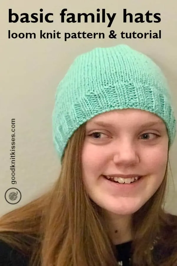 Basic Family Loom Knit Hats - GoodKnit Kisses