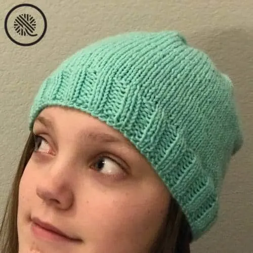 basic family loom knit knit hats