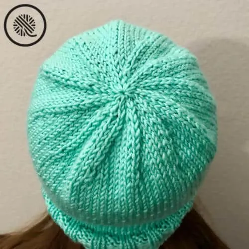 basic family loom knit hats decreased crown