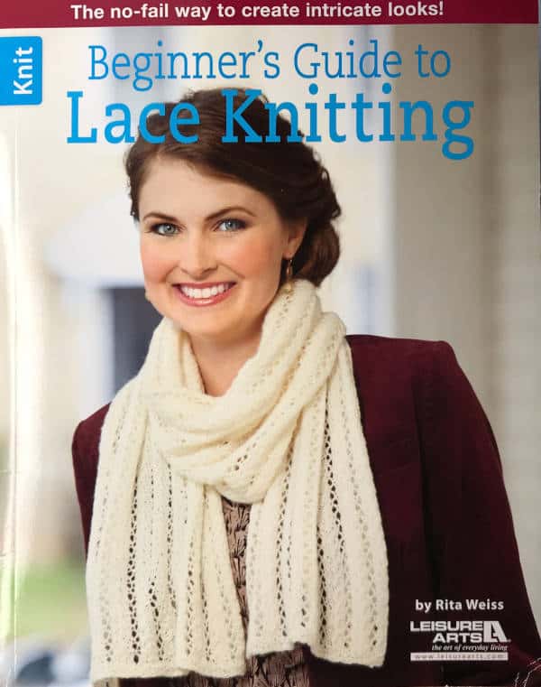 Front Cover Beginner's Guide to Lace Knitting book giveaway