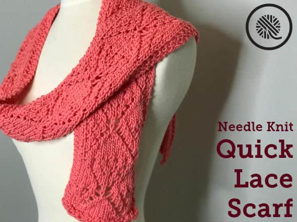 Needle Knit Quick Lace Scarf