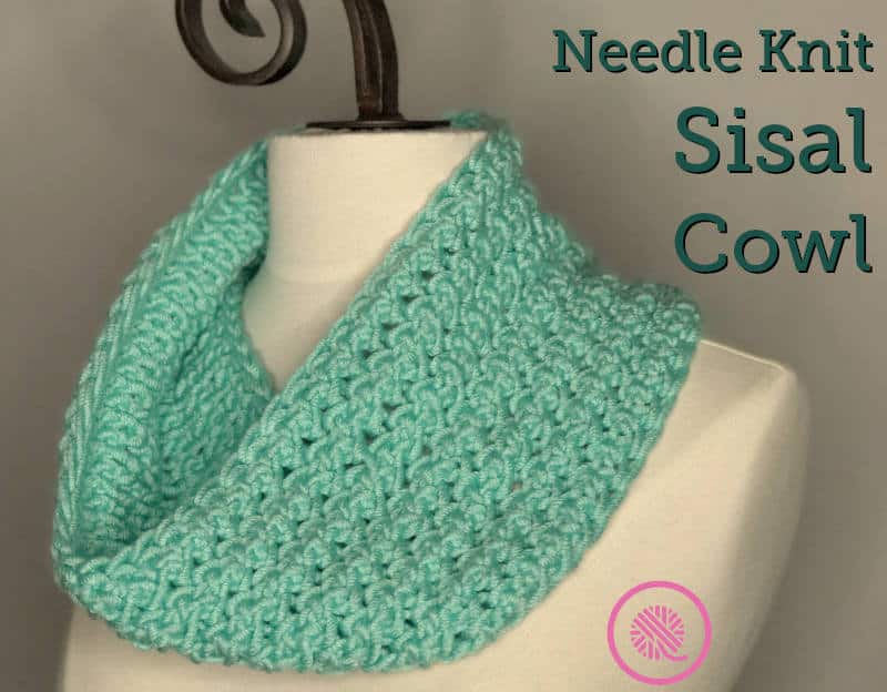 Needle Knit Sisal Cowl