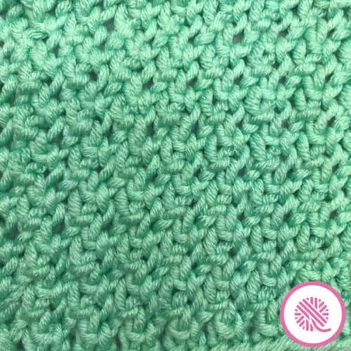 Needle Knit Sisal Cowl closeup
