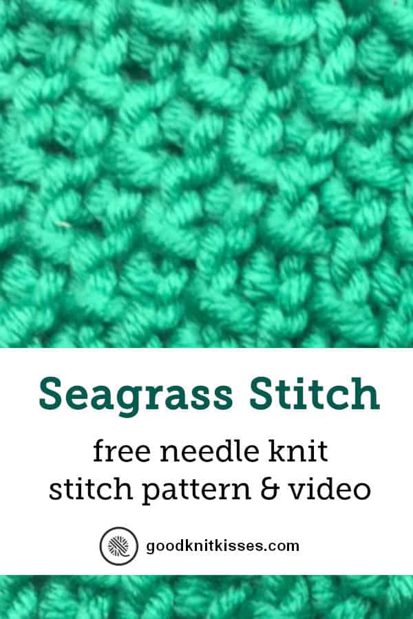 needle knit sisal and seagrass stitch seagrass pin image