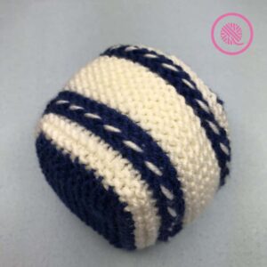 PDF: Needle Knit Rattle Ball Baby Toy
