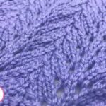 PDF: Loom Knit Lacy Baby Blanket