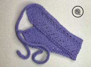 PDF: Loom Knit Feather Lace Headband - Image 2