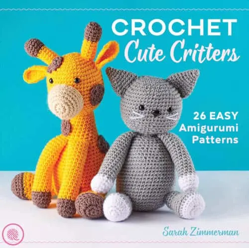 crochet cute critters book cover