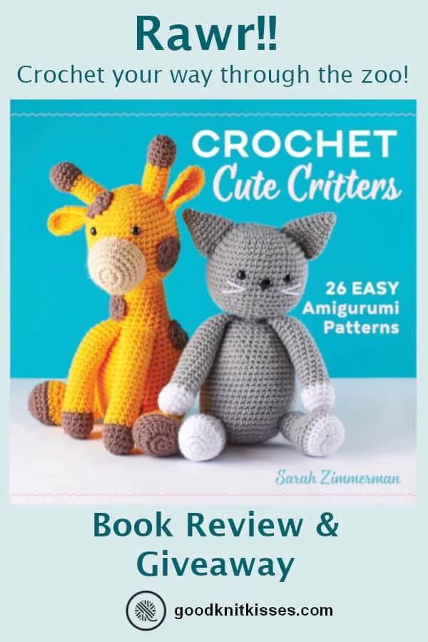 crochet cute critters book pin image of book cover