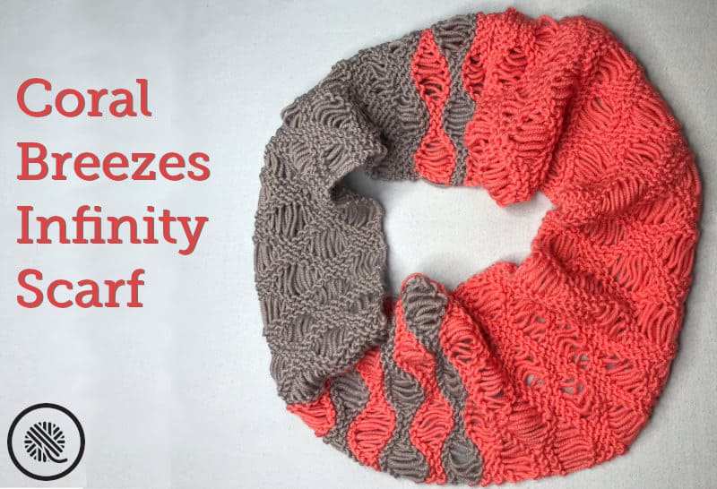 Be carefree with the Coral Breezes Infinity Scarf!