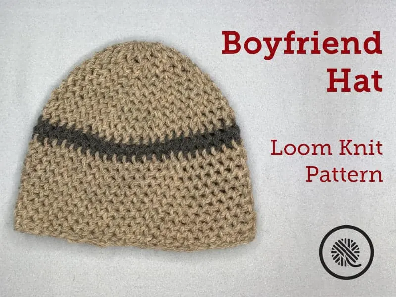How to Loom Knit a Cozy Striped Hat (For Beginners!)