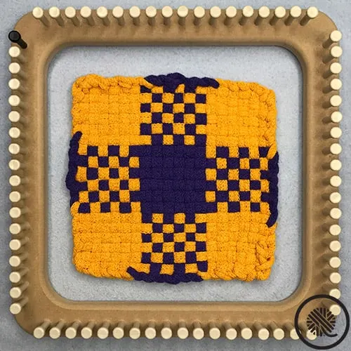 Plaid Checkerboard Woven Hot Pad Pattern