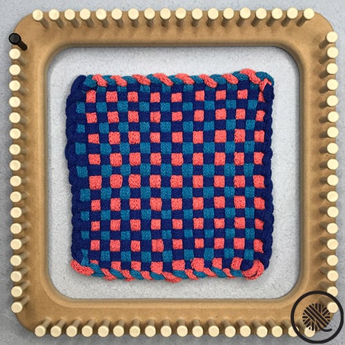 Small Plaid Woven Hot Pad Pattern