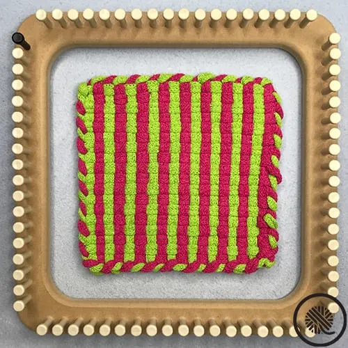 Striped Woven Hot Pad Pattern