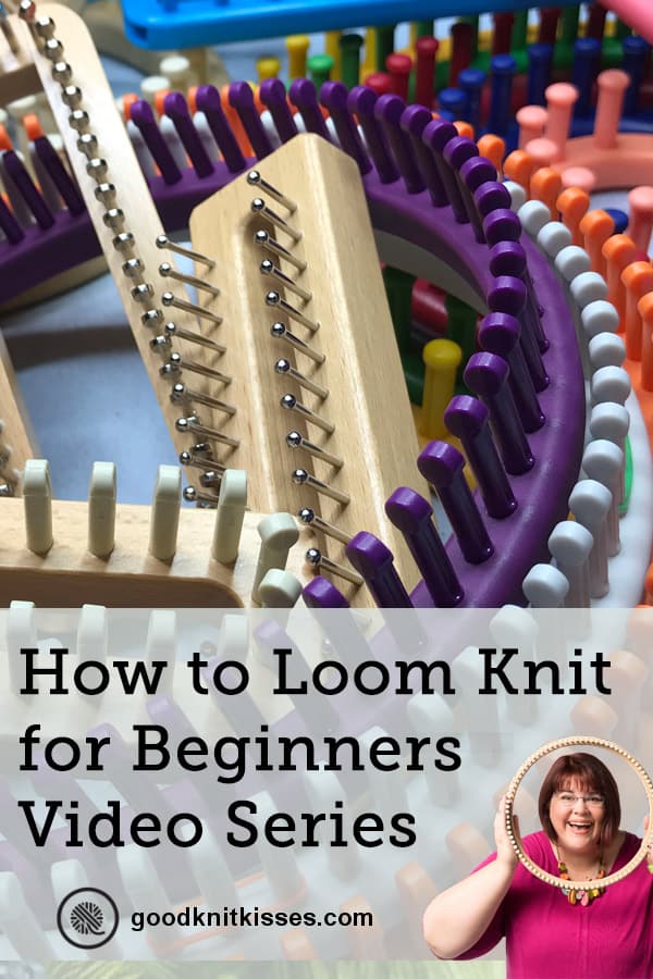 how to loom knit for beginners pin