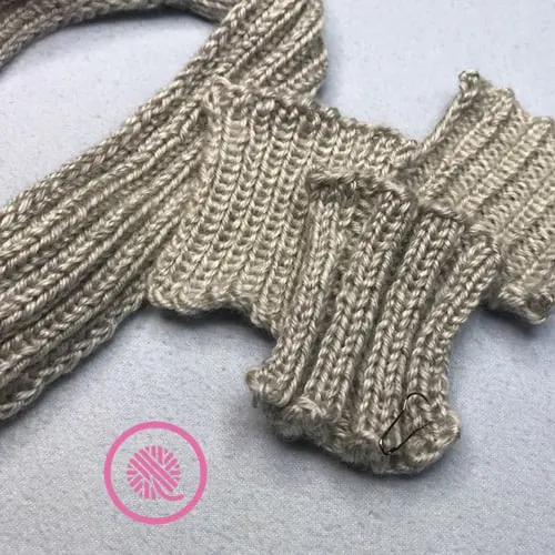 how to knit ribbing rib stitch comparison