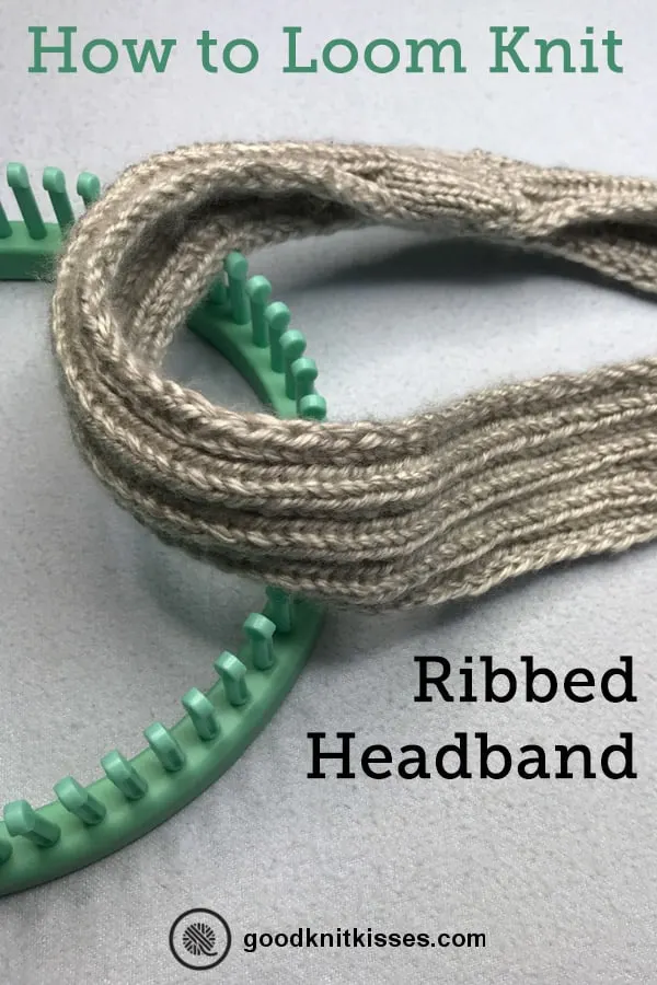Easy Ribbed headband pin image