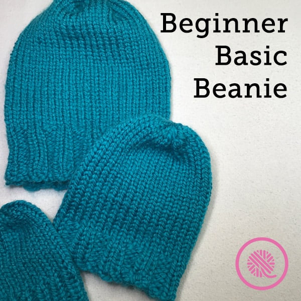 Best Loom Knit Basic Beanie Pattern for Beginners GoodKnit Kisses