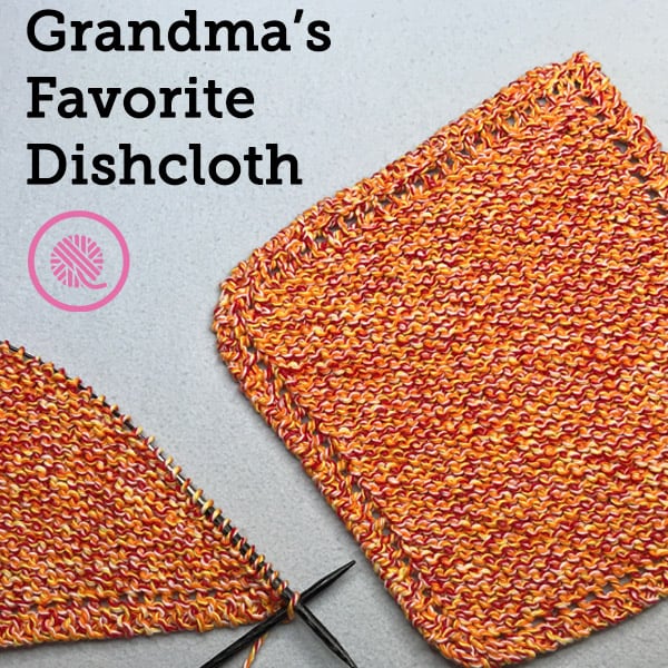 Loom Knit ePattern: Grandma's Favorite Dish Cloth – CinDWood Looms