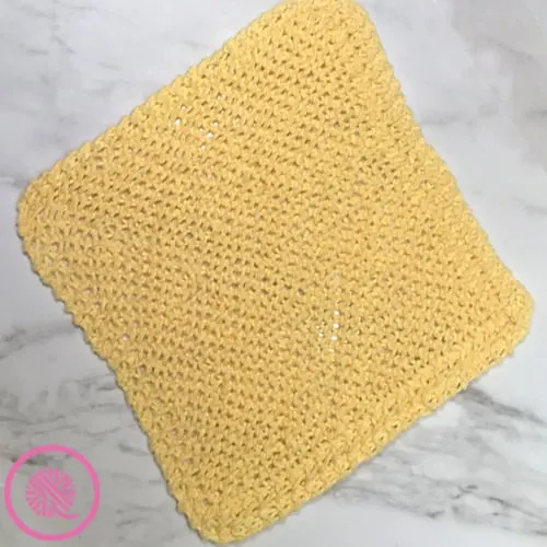 loom knit grandma's favorite dishcloth