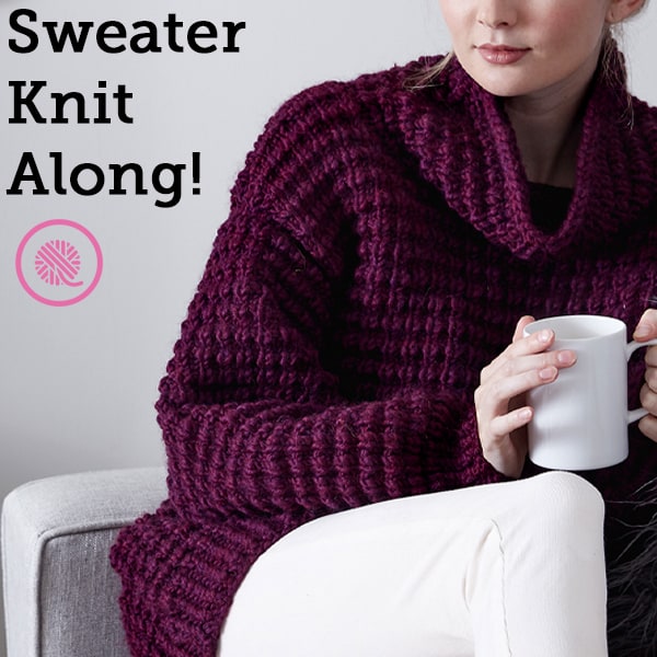 Join my easy sweater knit along & make your first pullover!