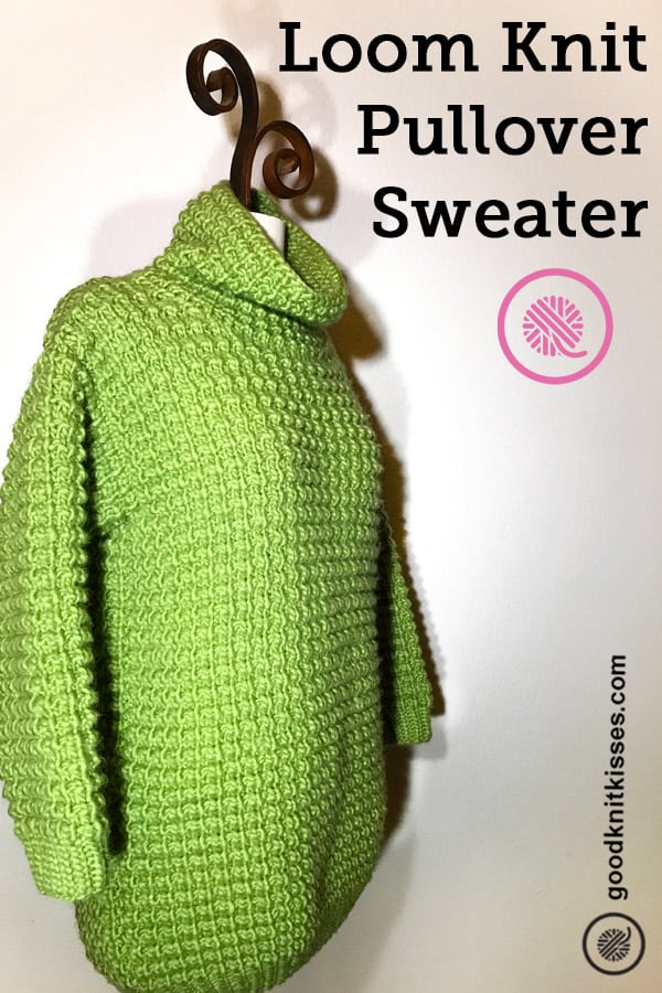 Loom Knit Sweater PIN Image