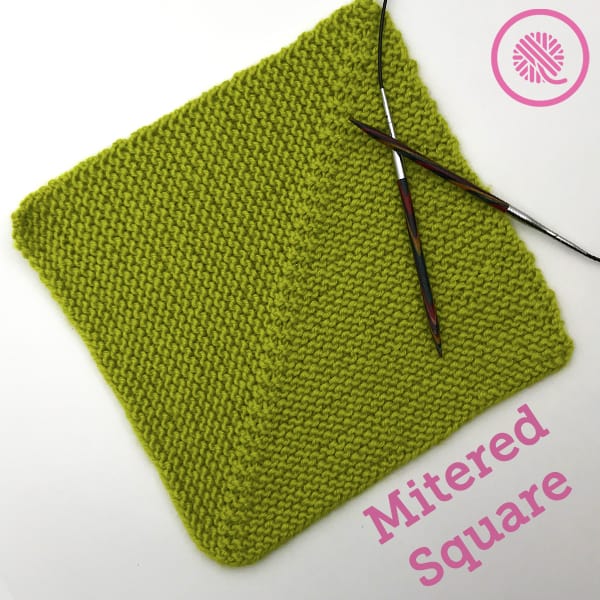 How to Knit a Perfect Mitered Square for Beginners