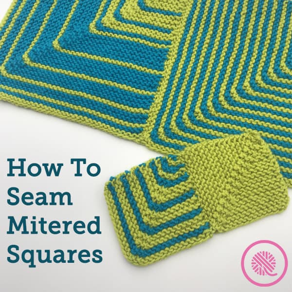 How to Smoothly Seam Mitered Squares