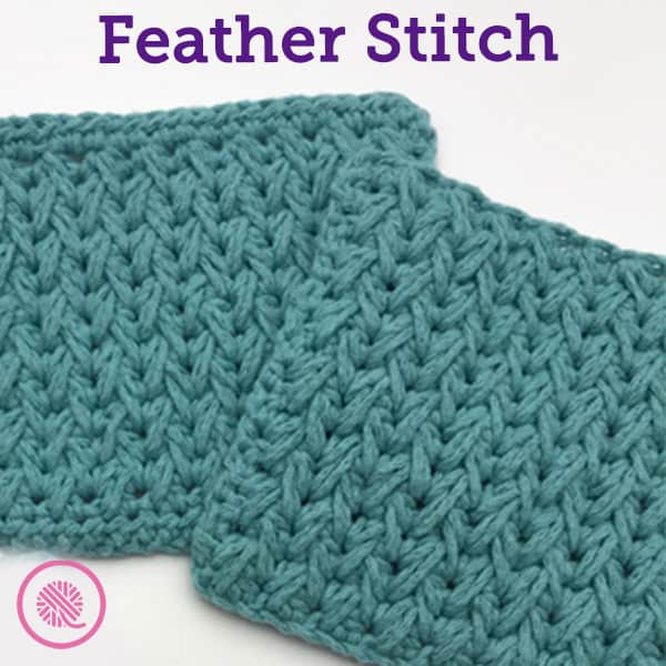 How to Crochet: Feather Stitch Pattern