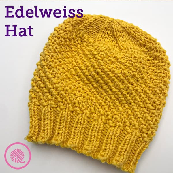 Learn to Make a Cozy Loom Knit Edelweiss Hat!