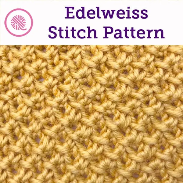 edelweiss stitch close up