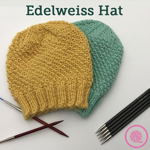 Make a Needle Knit Edelweiss Hat for Someone You Love!