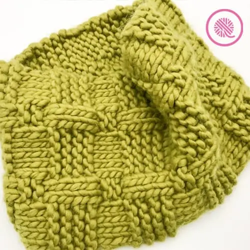 How to Knit Basket Weave Stitch