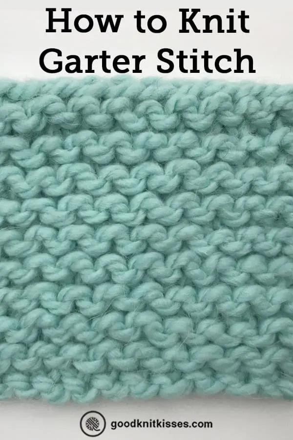 Knitting for Beginners: How to Knit the Garter Stitch - All About Ami