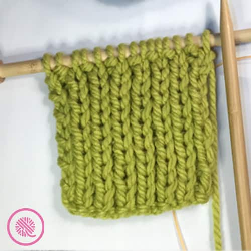 how to knit 1 x 1 ribbing