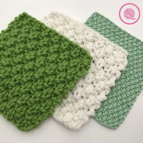 moss stitch washcloths all over moss