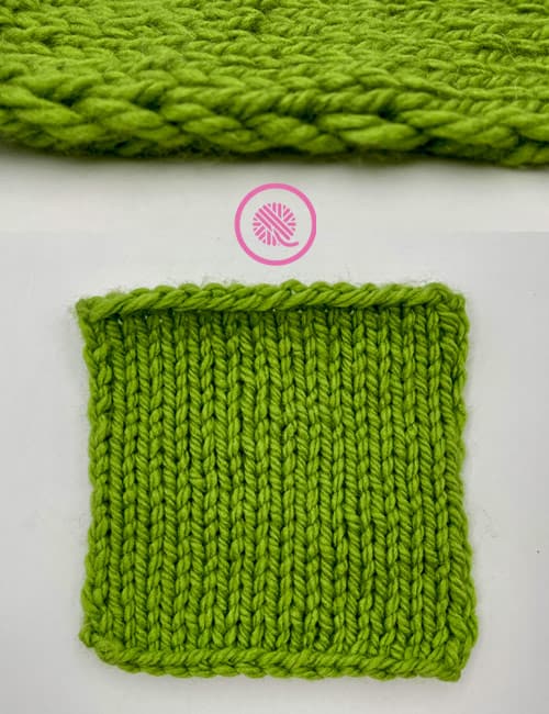 how to slip stitches - slip stitch edge with garter