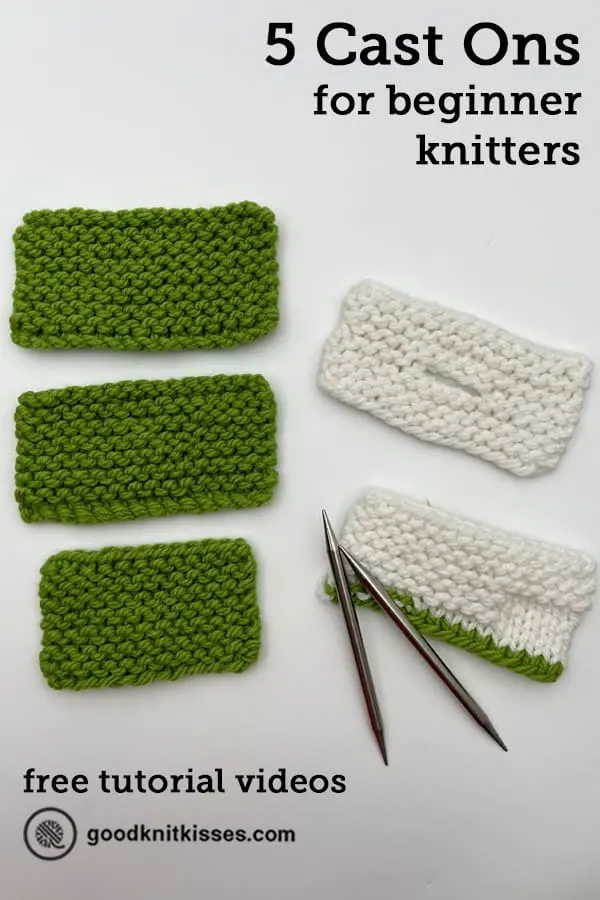 5 cast ons for beginner knitters