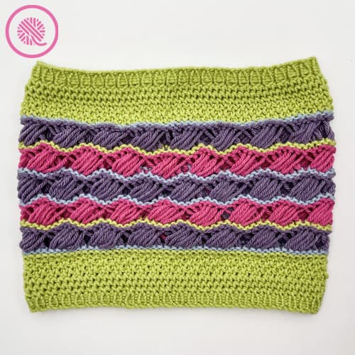 multicolor skinny retreat cowl
