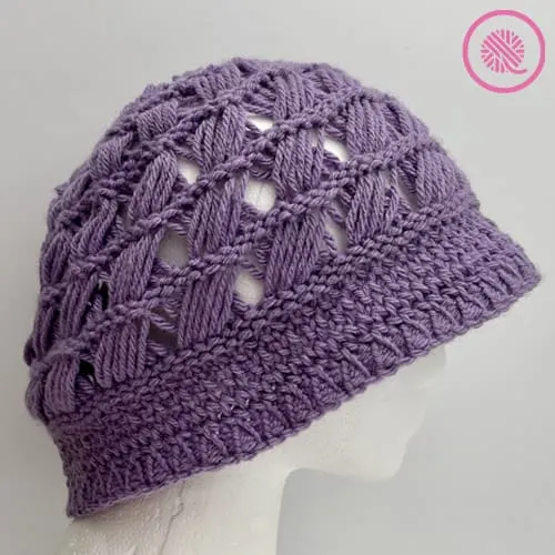Breezy Retreat Hat in purple