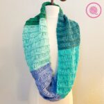 PDF: Needle Knit Garter Drop Infinity Scarf