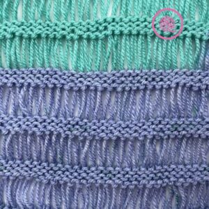 PDF: Needle Knit Garter Drop Infinity Scarf - Image 2