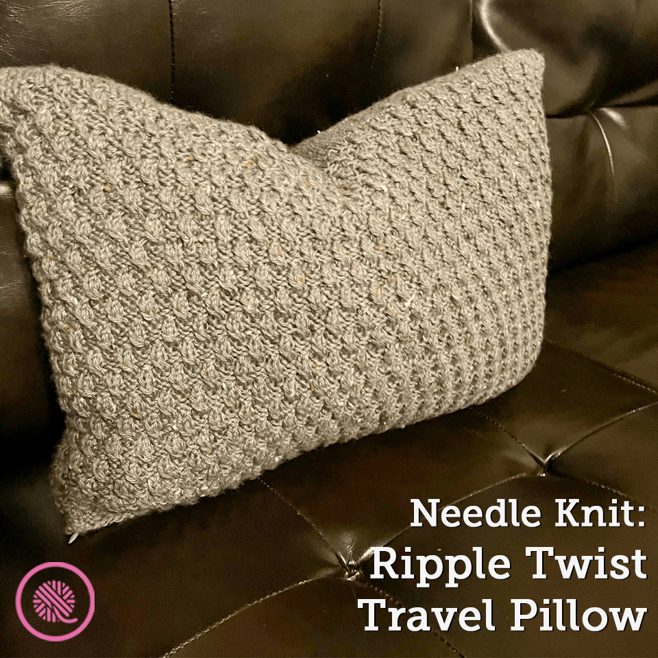 Chunky Throw Pillow Set - Free Pattern - Knifty Knittings